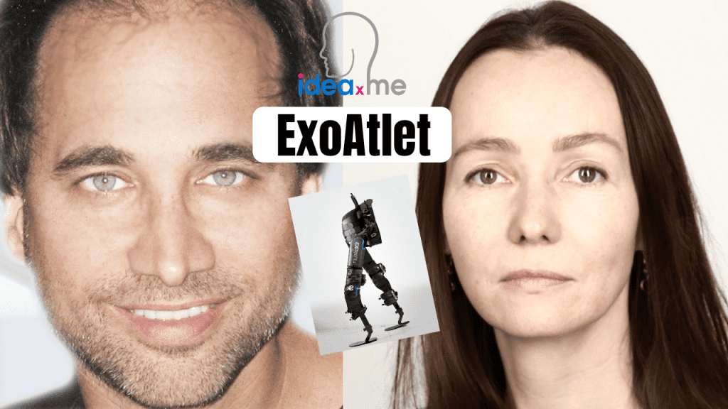 Ira Pastor ideaXme longevity and aging ambassador and Ekaterina Bereziy, ceo and co-founder of ExoAtlet