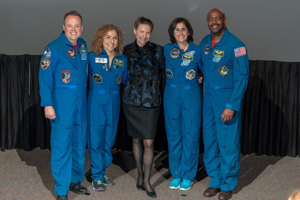 Amanda and Astronauts at the Constellation Gala