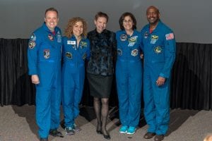 Amanda and Astronauts at the Constellation Gala