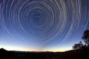 Star Trails in the Sky, Credit: The Omega Center