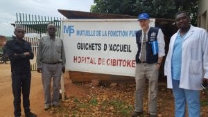 In Burundi doing hospital preparedness assessments for Ebola for the World Health Organization, Credit: Dr. Mark Kortepeter