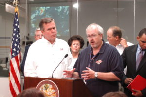 Craig Fugate, Chief Emergency Management Officer, One Concern and Jeff Bush who served as 43rd Governor of Florida