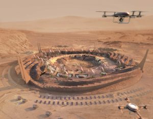 Martian-Oasis-2019. By Architect Dr Samer El Sayary.
