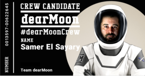 Dr Samer El Sayary's application to dearMoon