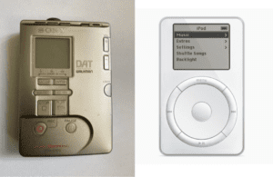 Sony Walkman and iPod